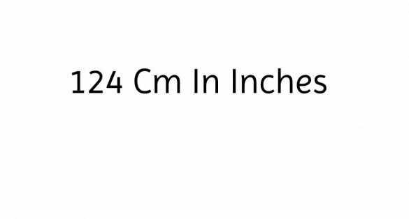 124 Cm In Inches