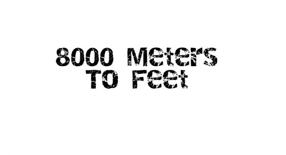 8000 Meters To Feet