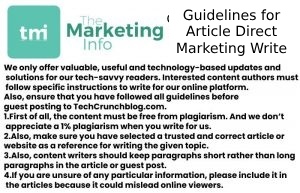 Guidelines for Article Direct Marketing Write for Us