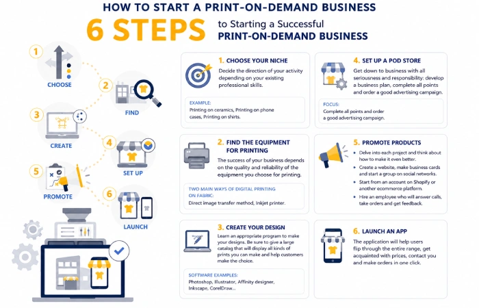 6 Steps to starting a successful print